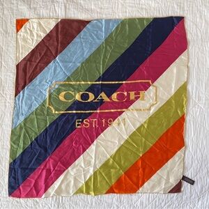 Coach Silk Scarf